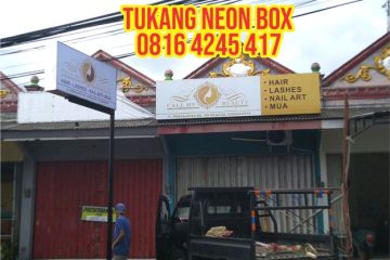 jasa pasang neon box kotak backlite murah jogja
